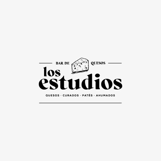 Logotipo con un queso