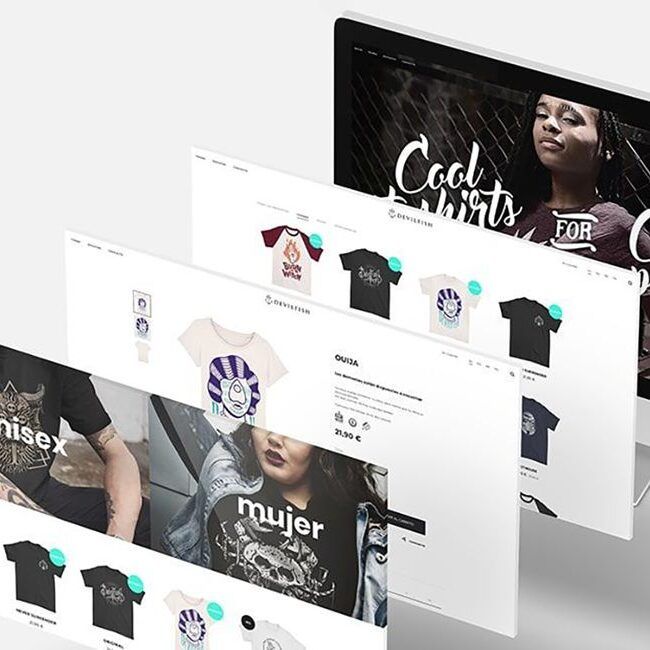 Diseño tienda online para marca de ropa