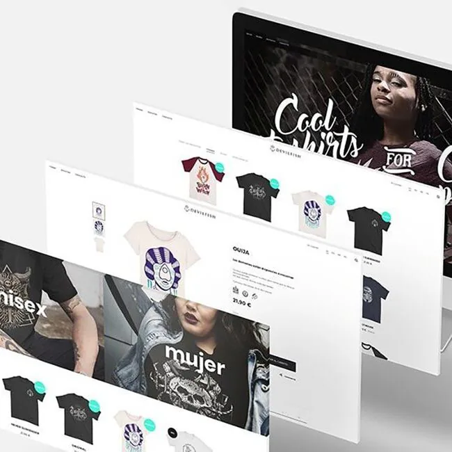 Diseño tienda online para marca de ropa