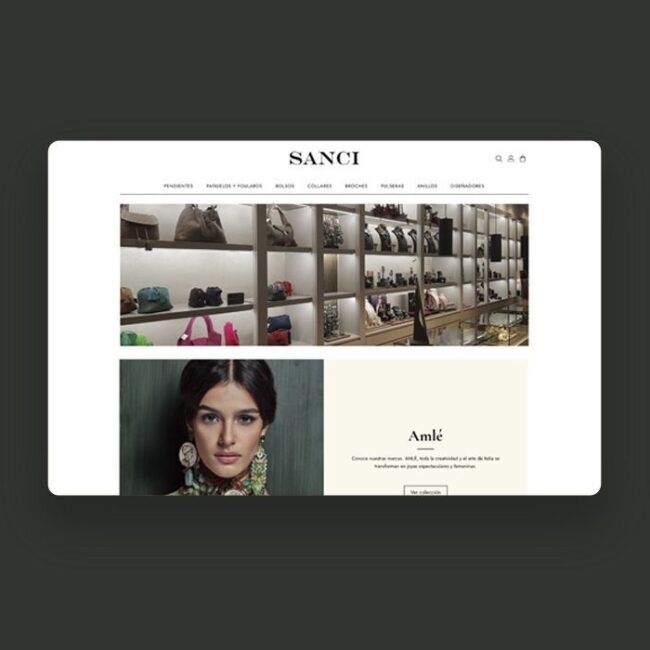 Diseño tienda sanci zaragoza