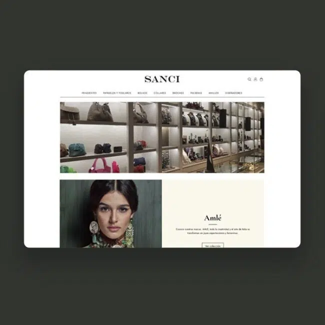 Diseño tienda sanci zaragoza