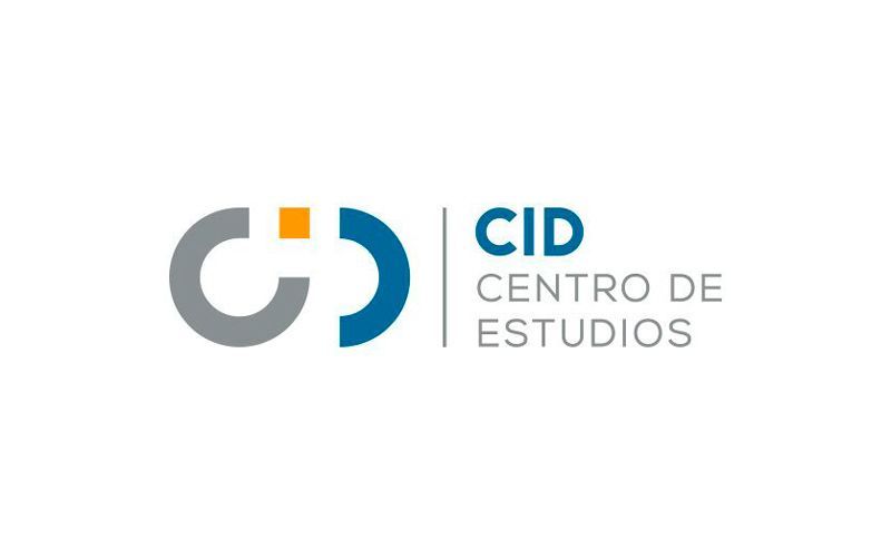 Logotipo con letras azules
