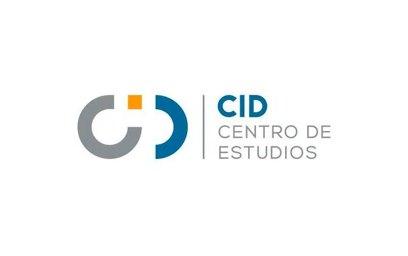 Logotipo con letras azules