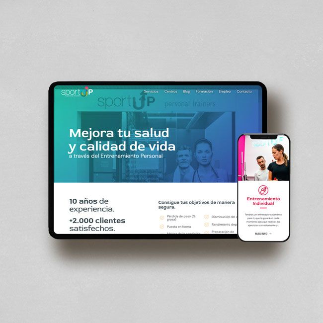 nueva web sportup