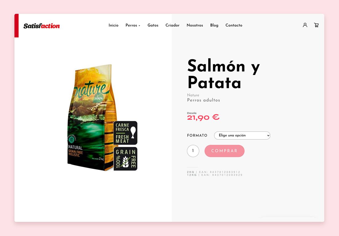 desarrollo tienda online satisfaction producto
