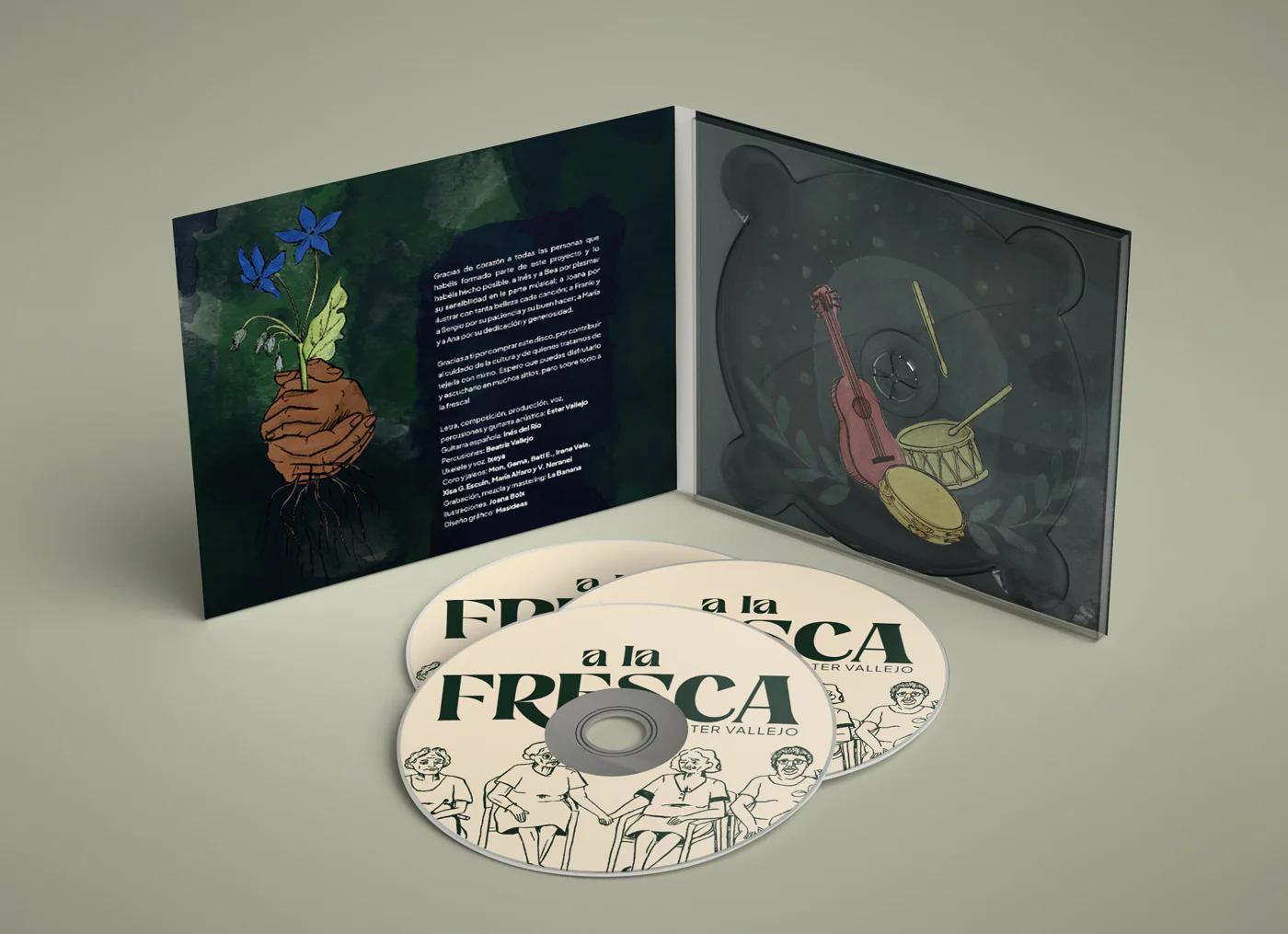 digipack diseno cd