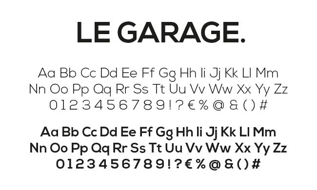 tipografia le garage