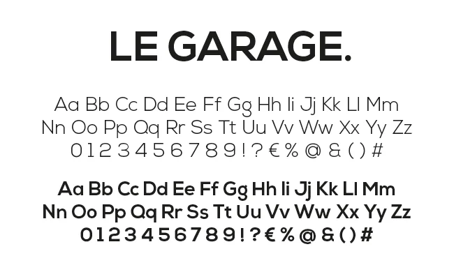 tipografia le garage