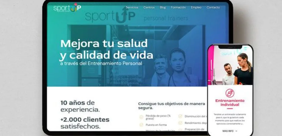 nueva web sportup